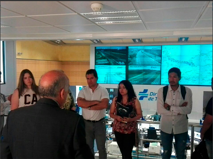 Students of the UNITAR-RACE postgraduate degree in Road Safety visit the DGT facilities